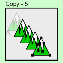 Panel Showing Multiple Copy Commands