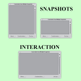 Two Snapshots and One Interaction